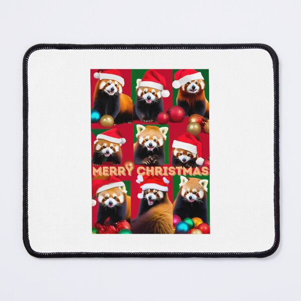 Item preview, Red panda Merry Christmas memes designed and sold by ShopTwentyFour.