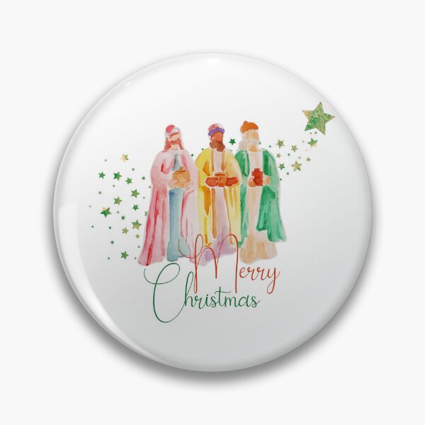 Item preview, The Three Wise Men wish you a Merry Christmas! The Star of Bethlehem Guides the Way. designed and sold by FreeSoulLab.