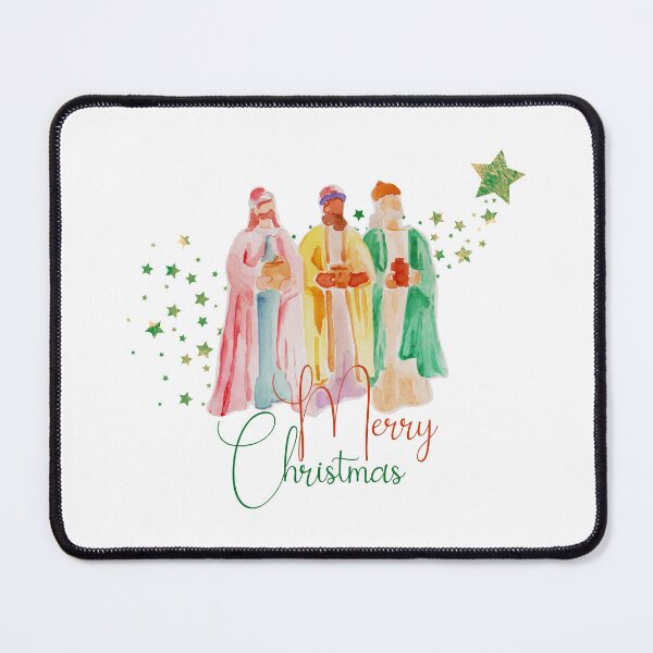 Item preview, The Three Wise Men wish you a Merry Christmas! The Star of Bethlehem Guides the Way. designed and sold by FreeSoulLab.