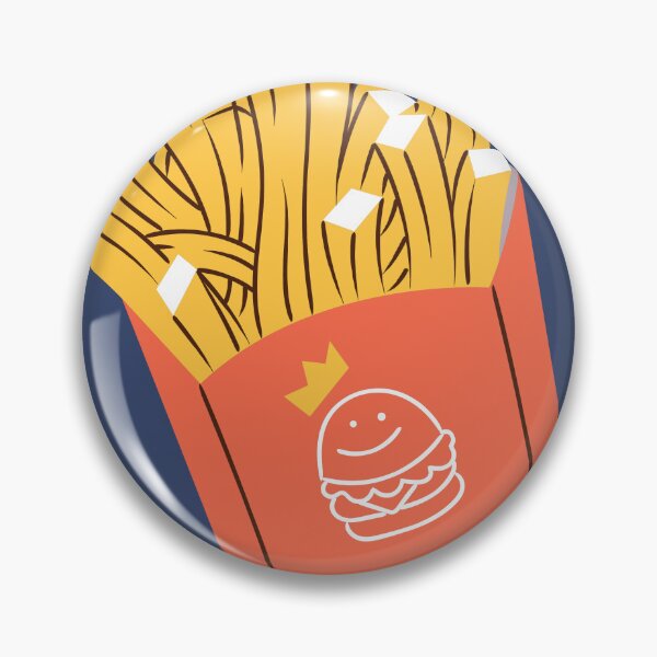 Item preview, Fries Food Digital Design Dark Blue designed and sold by SimplyPsycho.