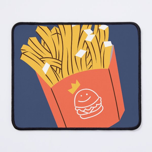 Item preview, Fries Food Digital Design Dark Blue designed and sold by SimplyPsycho.