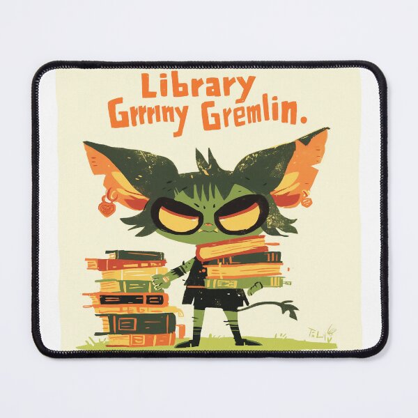 Item preview, Library Gremlin designed and sold by Nowshin Tasnim.