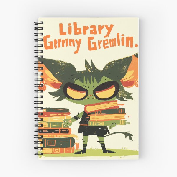 Item preview, Library Gremlin designed and sold by Nowshin Tasnim.