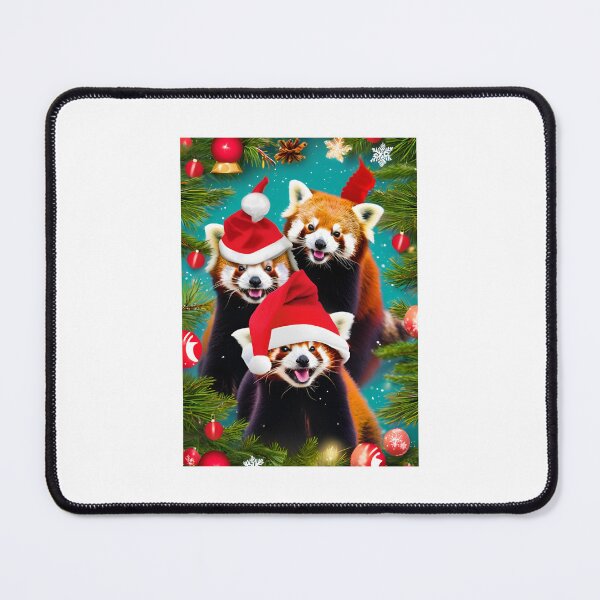 Item preview, Red panda Merry Christmas memes designed and sold by ShopTwentyFour.