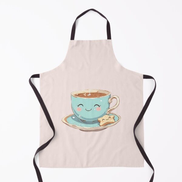Item preview, Whimsical Teacup Delight in Pastels or Tea Time Cute Kawaii Style designed and sold by ChibiFortune.