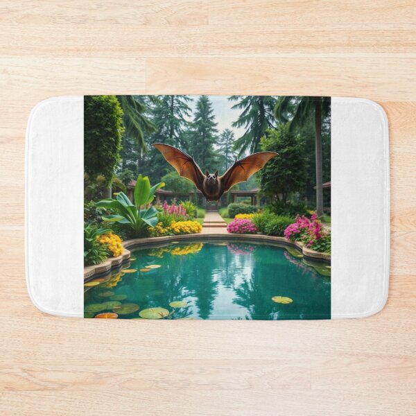 Item preview, Pondside Bat Voyage designed and sold by sachinnaha.