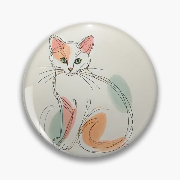 Item preview, Line Art Cat designed and sold by Necessaire.