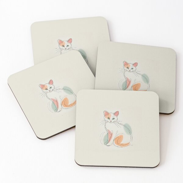 Item preview, Line Art Cat designed and sold by Necessaire.