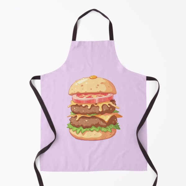 Item preview, Kawaii Burger Bliss: Lavender Dream Stack designed and sold by ChibiFortune.