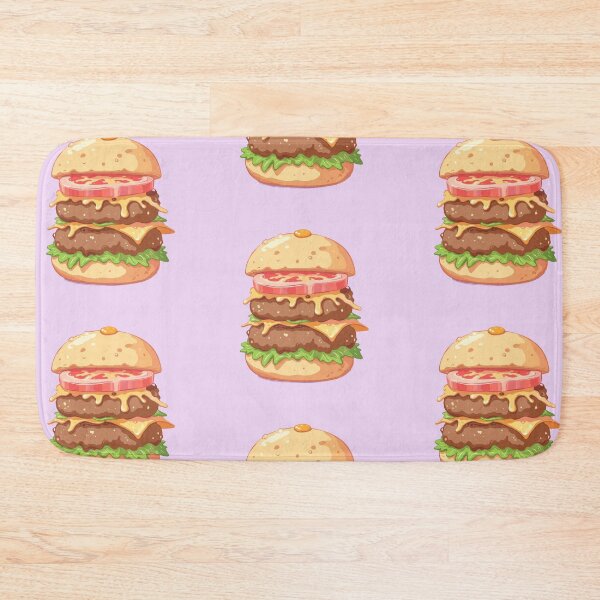 Item preview, Kawaii Burger Bliss: Lavender Dream Stack designed and sold by ChibiFortune.
