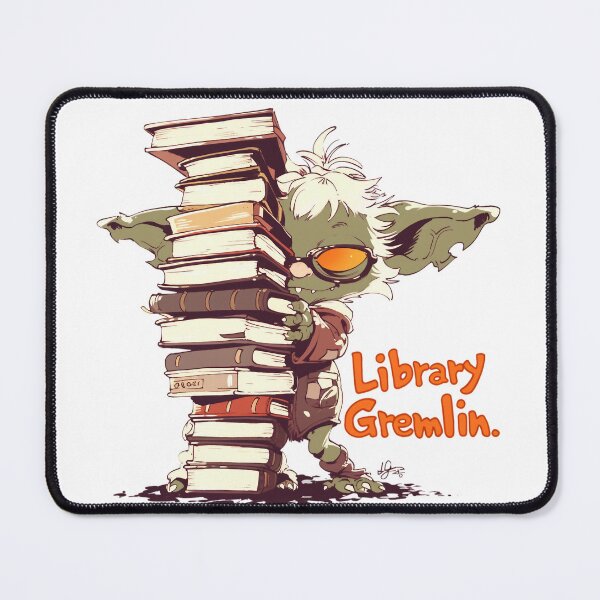 Item preview, Library Gremlin designed and sold by Nowshin Tasnim.