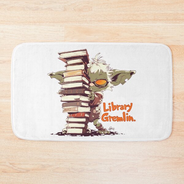Artikelvorschau, Bibliotheksgremlin entworfen und verkauft von Nowshin Tasnim.