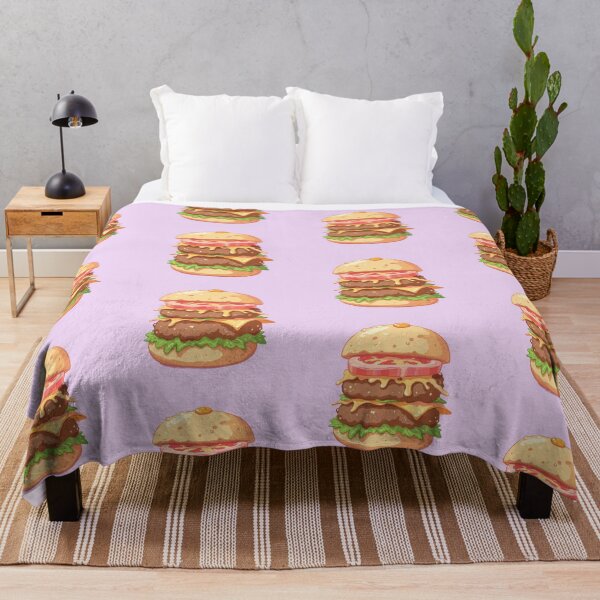 Item preview, Kawaii Burger Bliss: Lavender Dream Stack designed and sold by ChibiFortune.