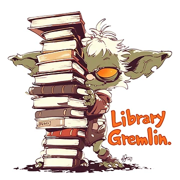 Artwork thumbnail, Library Gremlin by Quirkyaesthetics