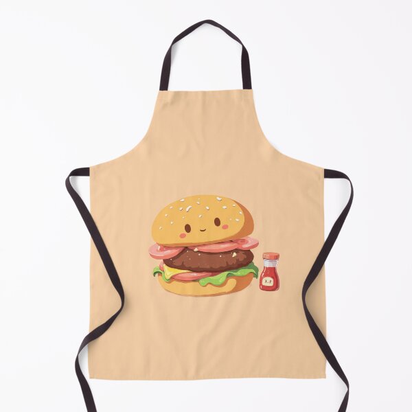Item preview, Smileys & Burger Delight: Kawaii Cheeseburger Bliss designed and sold by ChibiFortune.