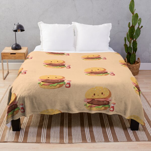 Item preview, Smileys & Burger Delight: Kawaii Cheeseburger Bliss designed and sold by ChibiFortune.