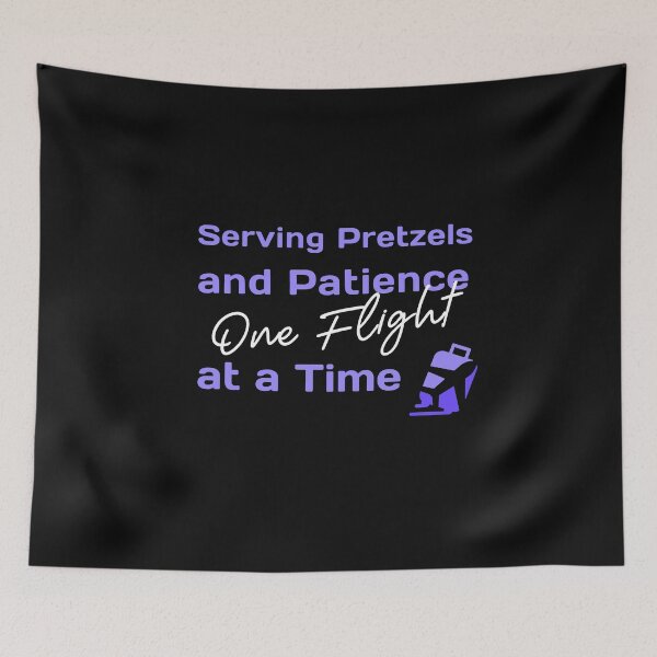 Item preview, Serving Pretzels and Patience One Flight at a Time designed and sold by ArtitudePrintLb.