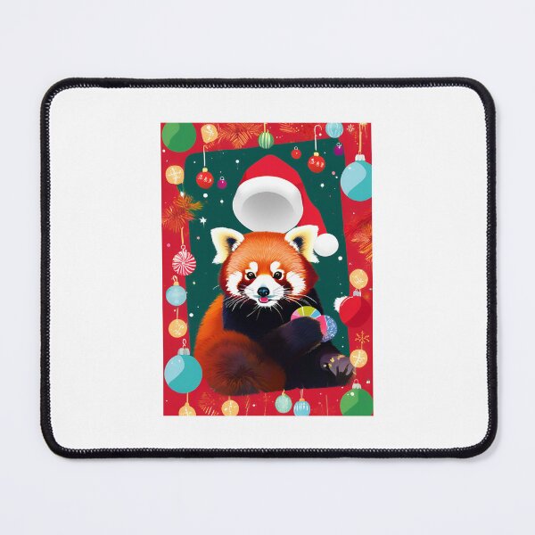Item preview, Red panda Merry Christmas memes designed and sold by ShopTwentyFour.