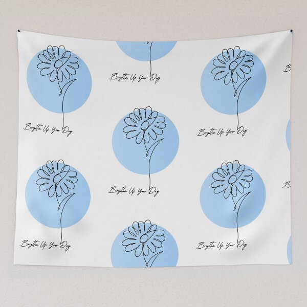 Item preview, Saturday’s Birth Flower: Sunflower Minimalist Line Art designed and sold by Zonghe.