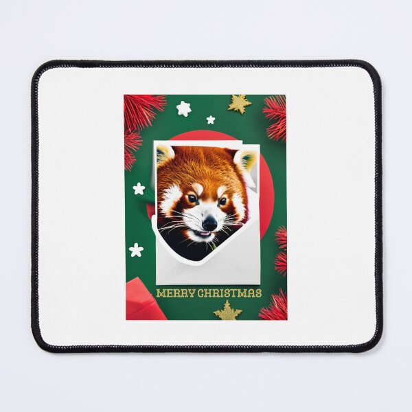 Item preview, Red panda Merry Christmas memes designed and sold by ShopTwentyFour.