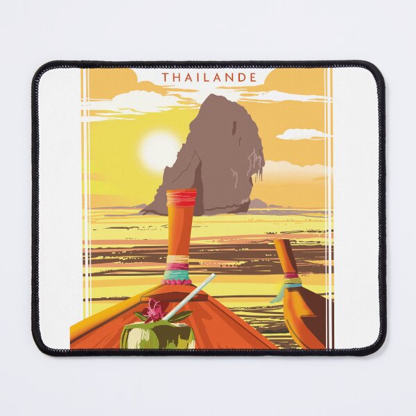 Item preview, Sunset in Thailand over Phuket Vintage Poster designed and sold by asamijess.