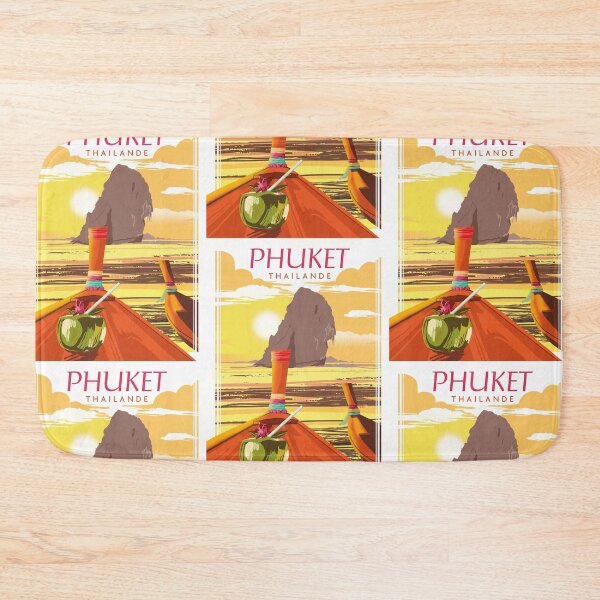 Item preview, Sunset in Thailand over Phuket Vintage Poster designed and sold by asamijess.