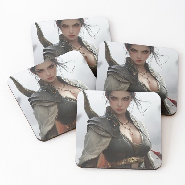 Item preview, The Enigmatic Sorceress: Daughter of Shadows and Keeper of Dark Flames designed and sold by exitbird.