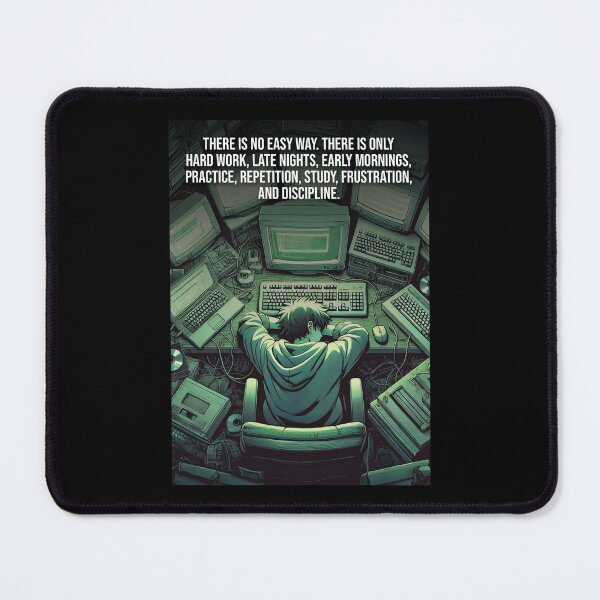 Item preview, Hustle - Anime Computer, Coder, Coding, Gaming Motivation designed and sold by chantastical.