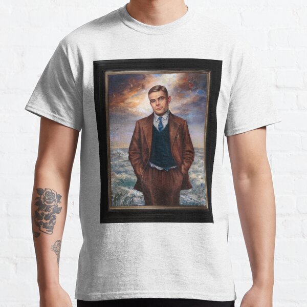 "Alan Turing" by Maxime Xavier Classic T-Shirt