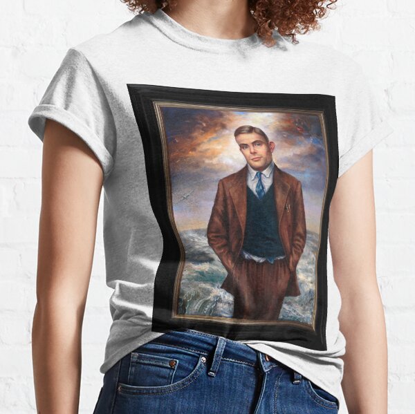 "Alan Turing" by Maxime Xavier Classic T-Shirt