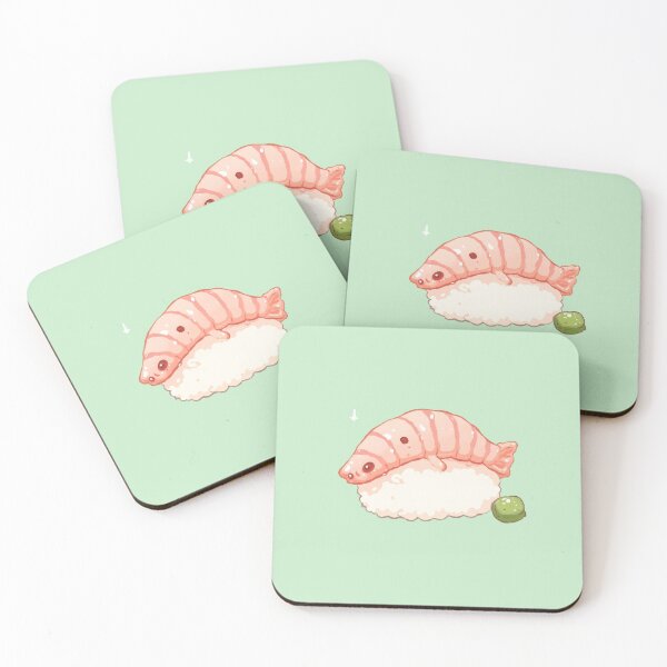 Item preview, Kawaii Ebi Nigiri: Sushi Smile designed and sold by ShroomForge.