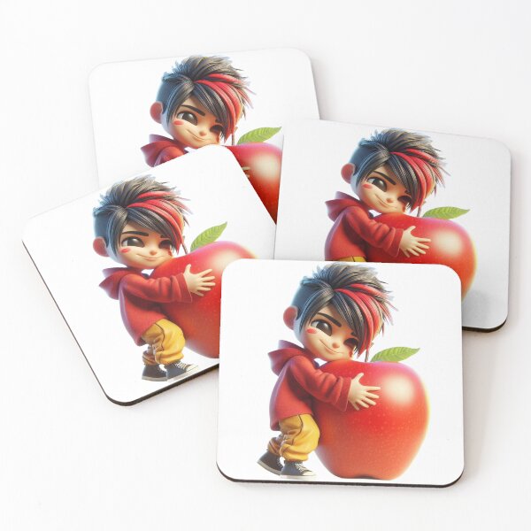 Item preview, Boy Hugging a Giant Apple designed and sold by Hungry-Murphy.