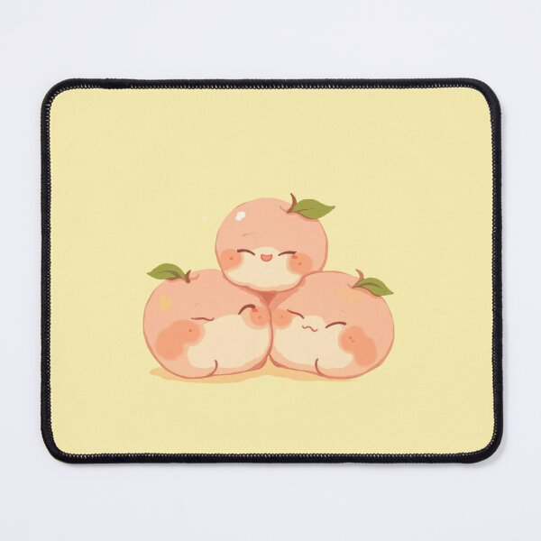 Item preview, Playful Peaches in Pastels: Kawaii & Cute Cartoon Illustration designed and sold by ShroomForge.
