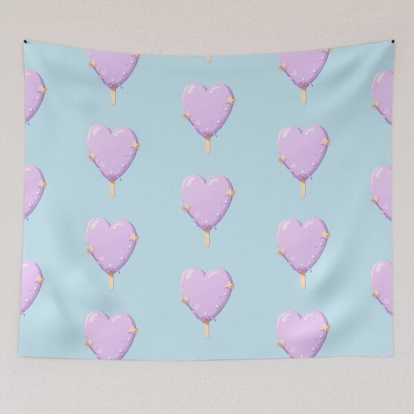 Item preview, Heart Popsicle Bliss: Cute Kawaii Dream designed and sold by ShroomForge.