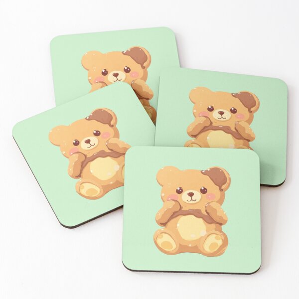 Item preview, Teddy Bear Cookie Delight - Kawaii Charm designed and sold by ShroomForge.