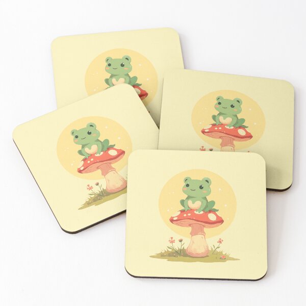 Item preview, Hoppin' Happiness: The Froggy Mushroom Garden designed and sold by ShroomForge.
