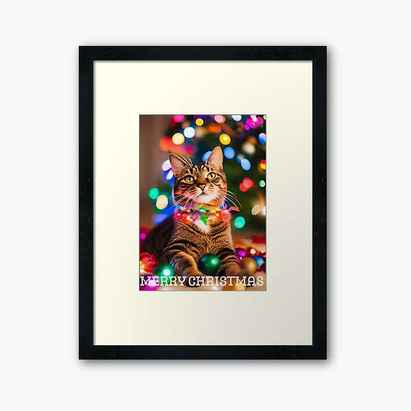 Item preview, Merry Christmas Cat memes  designed and sold by ShopTwentyFour.