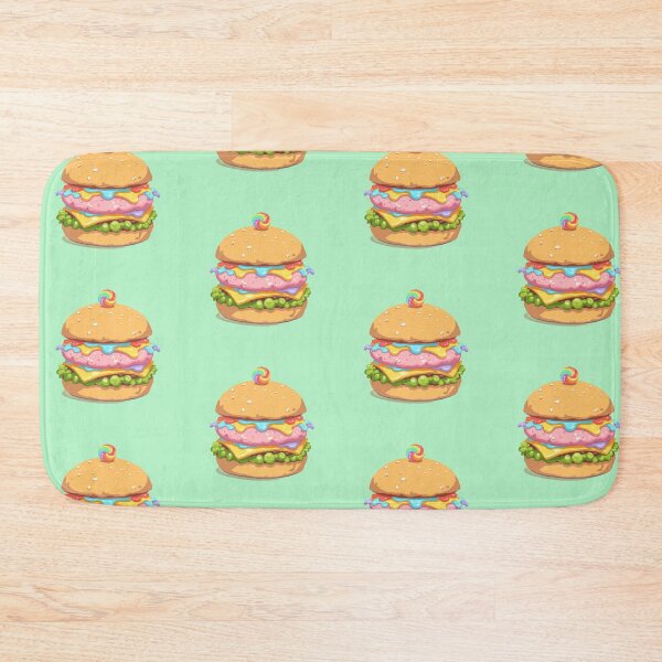 Item preview, Rainbow Burger Bliss: Kawaii-Style Cuteness designed and sold by ShroomForge.