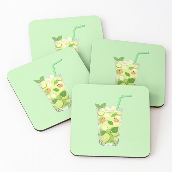 Item preview, Mojito Bliss: Kawaii Mint Delight designed and sold by ShroomForge.
