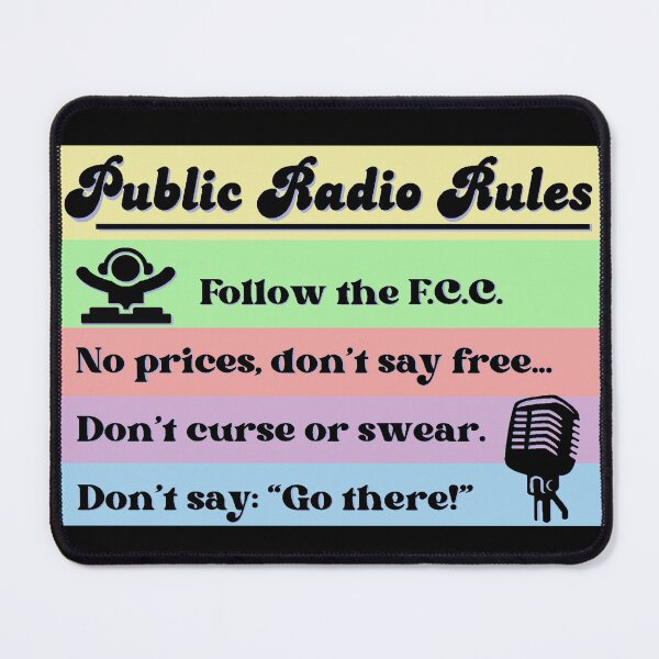Item preview, Public Radio Rules designed and sold by Sparkleweather.