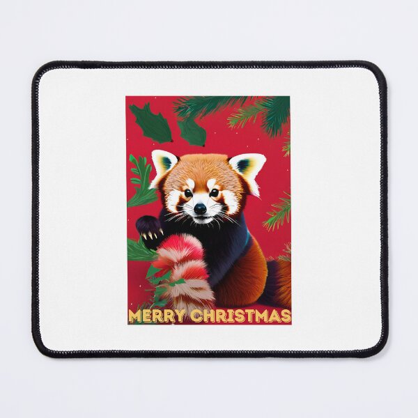 Item preview, Red panda Merry Christmas memes designed and sold by ShopTwentyFour.