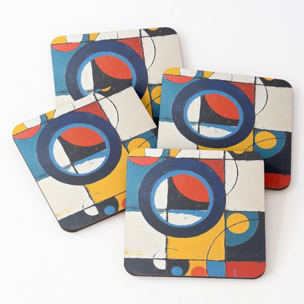 Artikelvorschau, Wassily Kandinsky Kreise und Quadrate entworfen und verkauft von maniacfitness.
