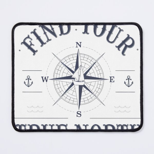 Item preview, Find Your True North Compass Nautical Design designed and sold by Pastel-Pulse.