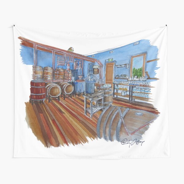 Item preview, Tydvill Hotel Broken Hill Gin Distillery designed and sold by CindyJeffrey Art.
