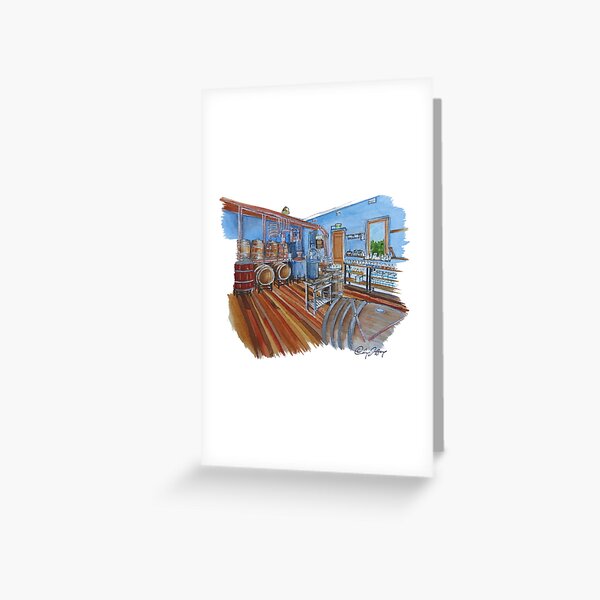 Item preview, Tydvill Hotel Broken Hill Gin Distillery designed and sold by CindyJeffrey Art.