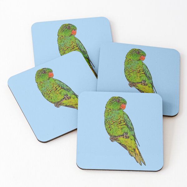 Item preview, Scaly-breasted Lorikeet Black Alternate Design  designed and sold by designsasstultd.