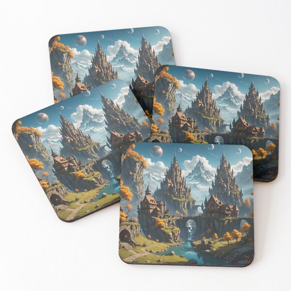 Item preview, Futuristic landscape designed and sold by Marcu Ioachim.