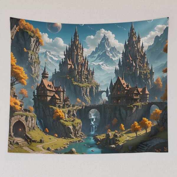 Item preview, Futuristic landscape designed and sold by Marcu Ioachim.