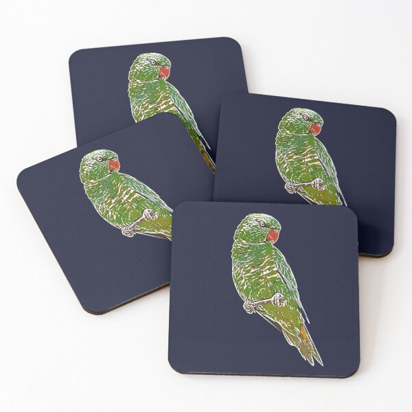 Item preview, Scaly-breasted Lorikeet White Alternate Design  designed and sold by designsasstultd.