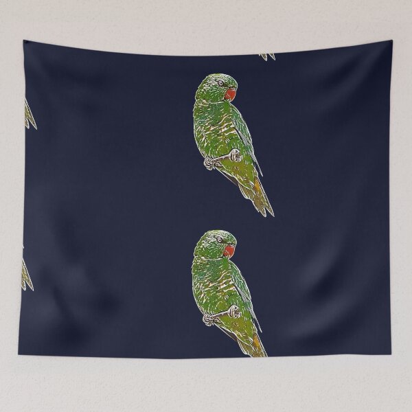 Item preview, Scaly-breasted Lorikeet White Alternate Design  designed and sold by designsasstultd.